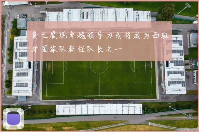 费兰展现卓越领导力或将成为西班牙国家队新任队长之一